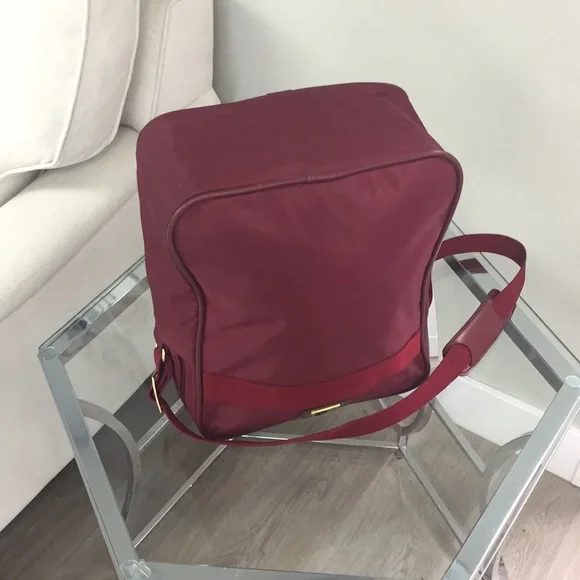 Vintage Samsonite "Port of Entry 1" 2 pc. Burgundy Luggage Set 1980's Ca… - Picture 11 of 16